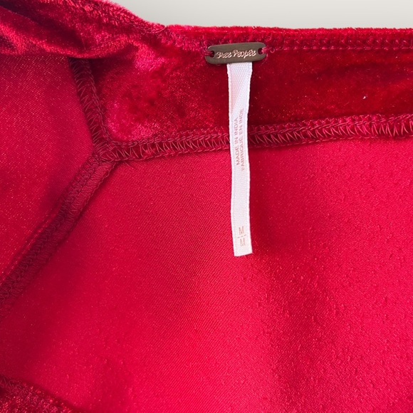 Free People Velvet and Sequin Top M - Picture 5 of 5